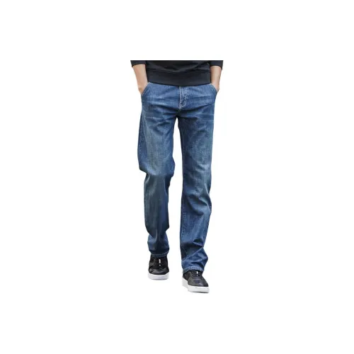 DANIUCHUANSHUO Джинсы Мужские Синие