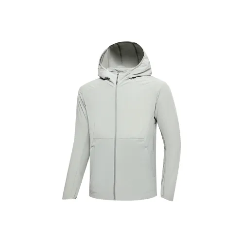 LECAGE LQ0710 C01 Light Gray Men's Trench Coat LECAGE LQ0710 C01 Светлый Серый Мужской Тренч