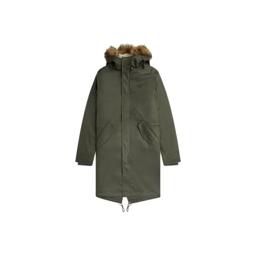 FRED PERRY Куртки и Пальто Мужской Зеленый