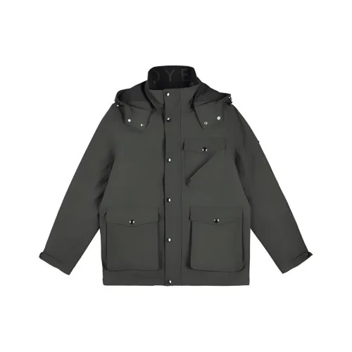 Raidy Boer Пуховик Мужской Армейский Зеленый