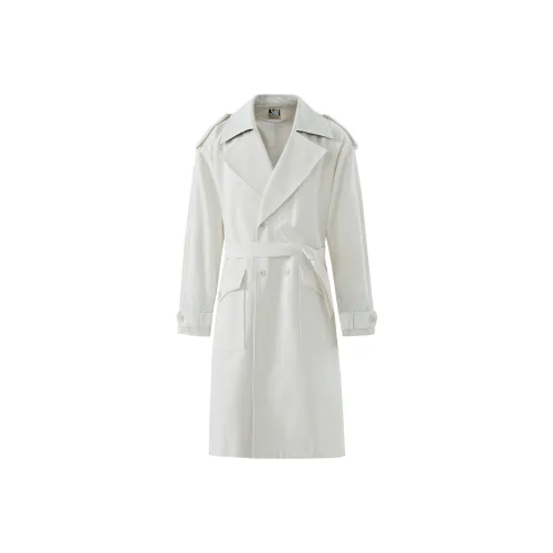 TOKUHON Белый Мужской Тренч