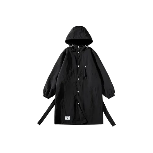 Черный клевер тренчкот унисекс