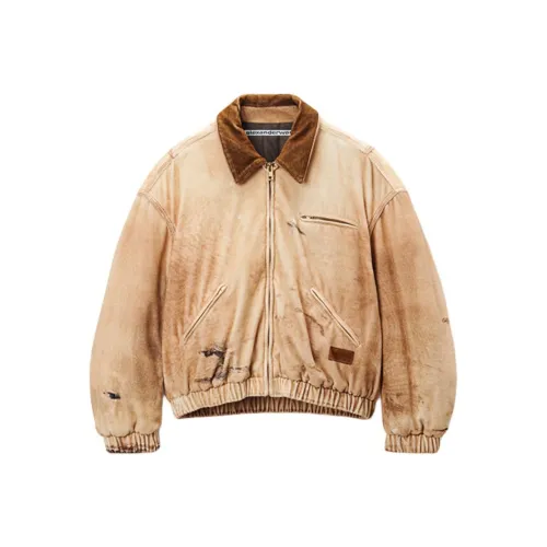 Alexander Wang Хлопковый пуховик Мужской Темно-коричневый