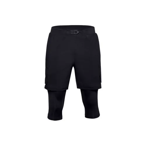 Under Armour Anywhere Черные Мужские Вязаные Тренировочные Штаны