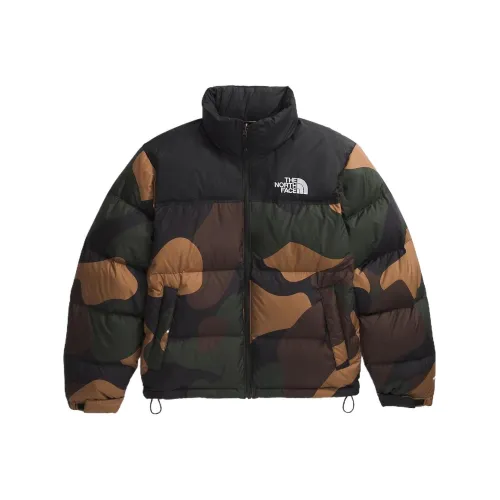 THE NORTH FACE 1996 Collection Ретро Nuptse Куртка Куртки Пальто Мужской Камуфляж Черный