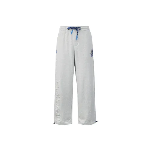 JACK&JONES Джек & JONES X NBA Co Бренд Светло-серый Унисекс Вязаные Тренировочные брюки
