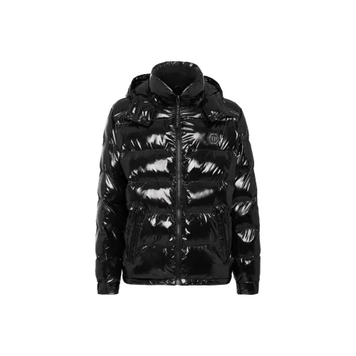 PHILIPP PLEIN Черный мужской пуховик