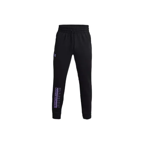 Under Armour Штаны с манжетами Тренировочные брюки Мужской Черный