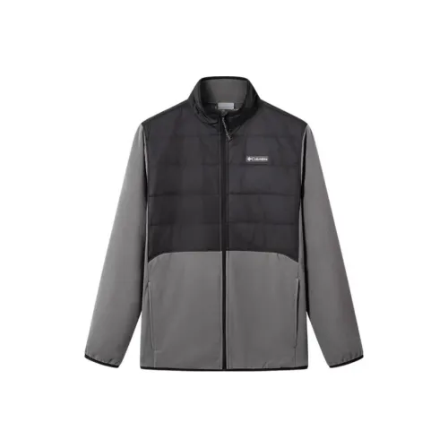 Columbia совместный бренд FW24 Хлопковый пуховик Мужской Черный Серый