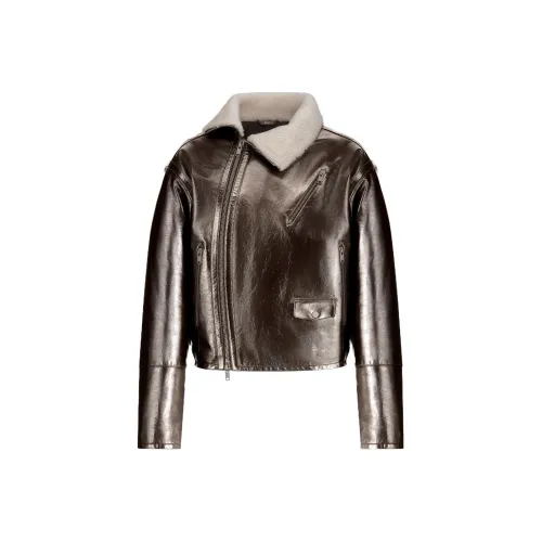 DIOR FW23 Кожа Куртка Мужская Коричневая