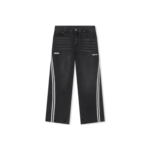 Безшовный крой Унисекс Джинсы