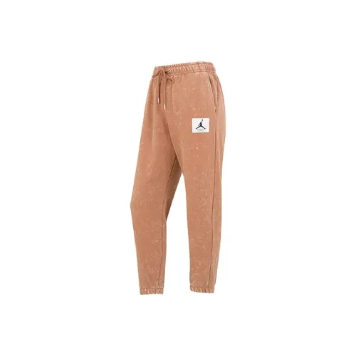 Jordan Air JORDAN ESSENTIAL Минеральная Глина Желтые Мужские Вязаные Тренировочные Штаны