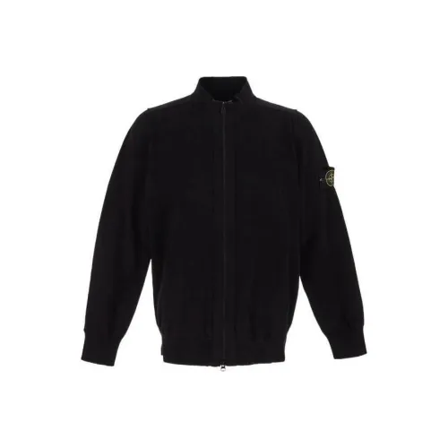 STONE ISLAND SS24 Куртки Пальто Мужской Черный