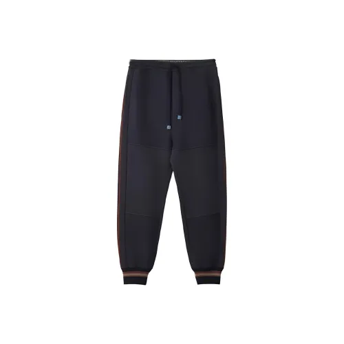 LOEWE Морские синие мужские вязаные тренировочные брюки