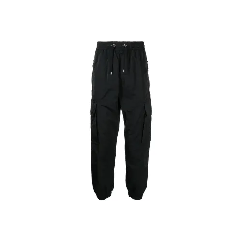 BALMAIN Мужские карго-брюки черного цвета