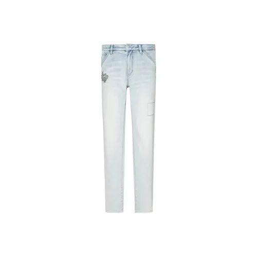 LIU·JO UOMO Light Blue Men's Jeans LIU·JO UOMO Светло-голубые мужские джинсы