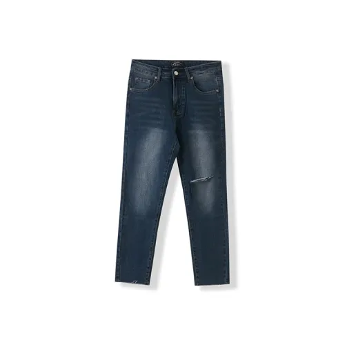 I'm David Джинсы Унисекс Темно-синий