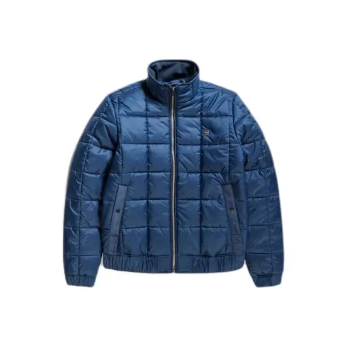 Г Звезда RAW хлопковый пуховик мужской темно-синий