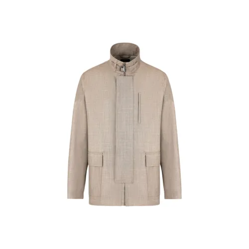 EMPORIO ARMANI Куртки и Пальто Мужской Светлый Умбра