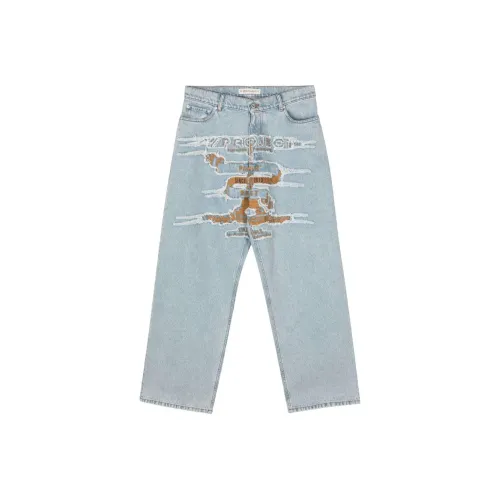 YProject SS24 Джинсы Унисекс Ice Blue