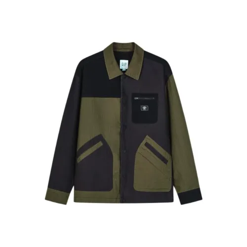 GAP Куртки и Пальто Мужской Оливково-зеленый