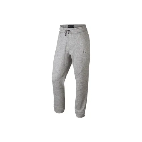 Джордан Светло-Серый Мужские Вязаные Тренировочные Штаны