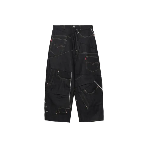 JUNYA WATANABE Индиго Мужские Джинсы