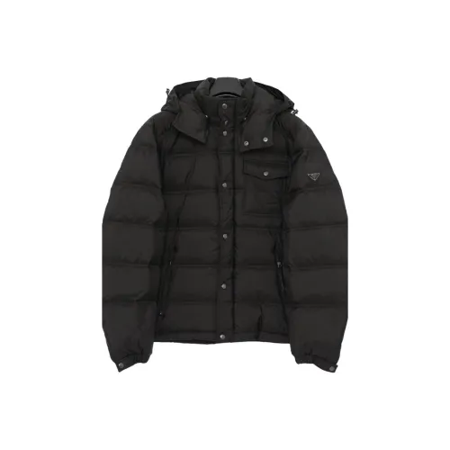 PRADA Мужские черные пуховики