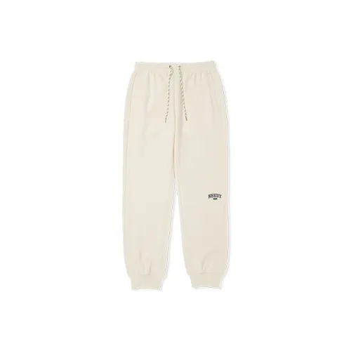 NERDY FW22 Повседневные брюки Унисекс Кремовый
