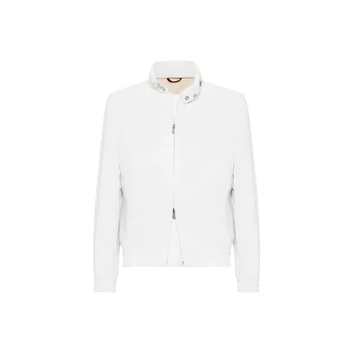 BRUNELLO CUCINELLI Белый Мужской Куртки