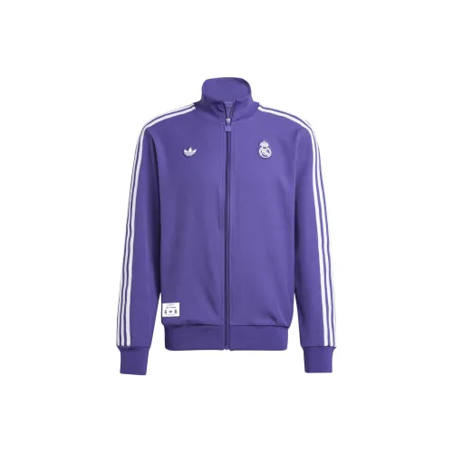 Adidas Originals Real Madrid Куртки и Пальто Мужской Баклажаново-фиолетовый