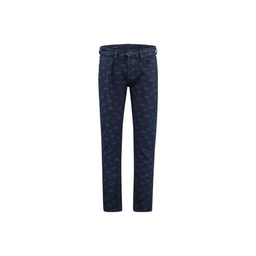 EMPORIO ARMANI Blue Men's Jeans EMPORIO ARMANI Синий Мужской Джинсы