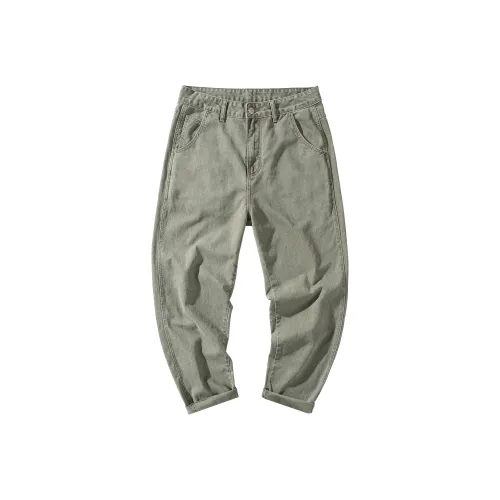 MindBridge Джинсы Унисекс Армейский зеленый