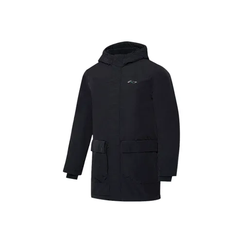 Лайнер Хлопковый пуховик Мужской Черный