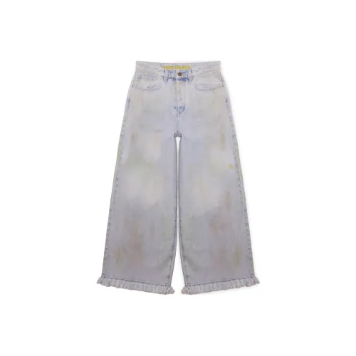 Drew House Smiley Collection Светло-синие Унисекс Джинсы