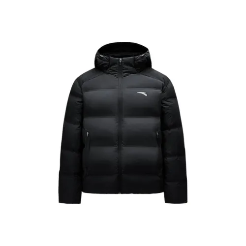 ANTA ZONGXUNXILIE Пуховик Мужской Основной Черный