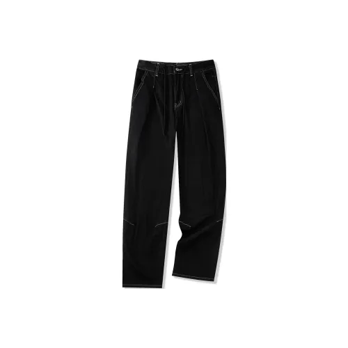 SHANTREE Черные Унисекс Джинсы