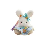 Синяя юбка кролика