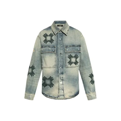 AMIRI Индиго Мужские Джинсовые Куртки
