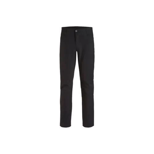 Arcteryx Вязаные тренировочные брюки мужские цвет угольно-черный