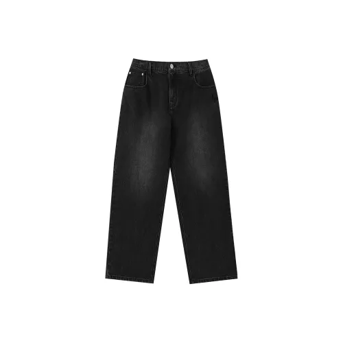 LUJIAMEN Джинсы Унисекс Темно-серый