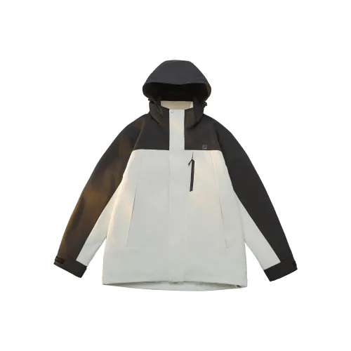 Paddy Julia Куртки и Пальто Унисекс Айвори Белый Черный