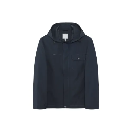 LAXDN Куртки и Пальто Мужской Темно-синий