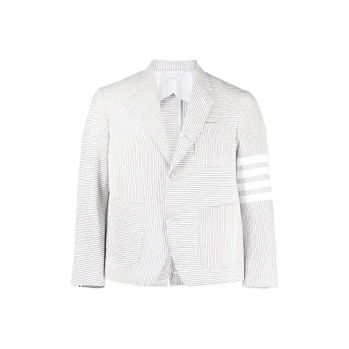 THOM BROWNE Белый Мужской Куртки