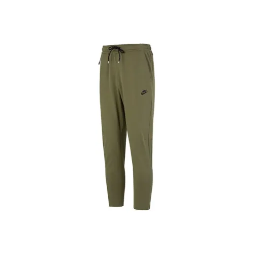 Nike Армейский зеленый Мужские Вязаные Тренировочные Штаны