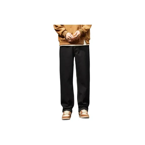 DABAISHA Джинсы Мужские Классические Черные