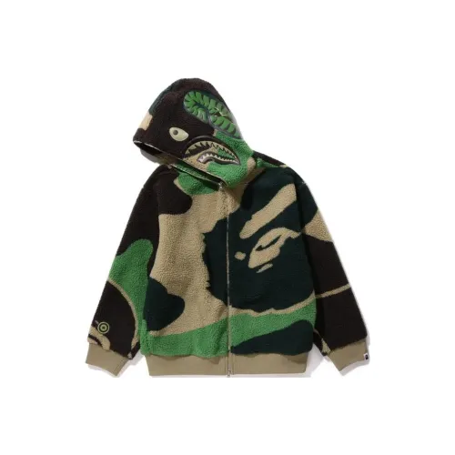 A BATHING APE Mega ABC Camo Shark BOA Hoodie Jacket Jackets Coats Men's