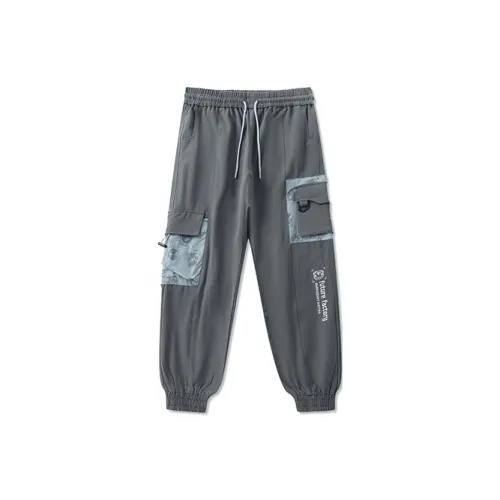 LAMLICKA Серые Унисекс Брюки с карманами