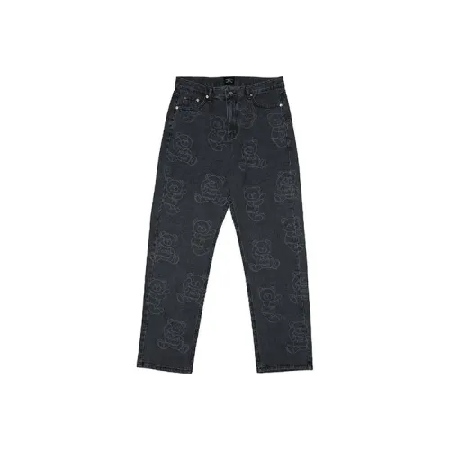 Acme De La Vie ADLV Прямой крой Брюки Джинсы Унисекс Черный