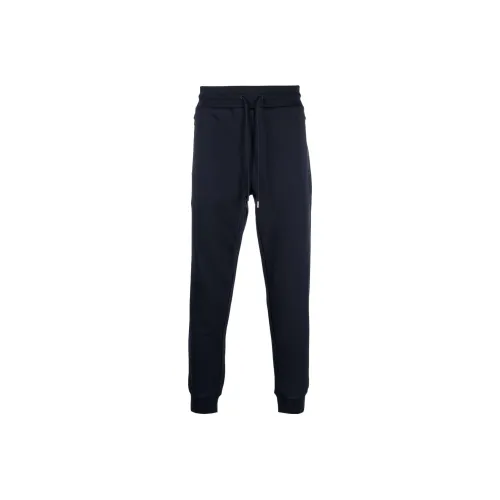 MONCLER Темно-синие мужские вязаные тренировочные брюки